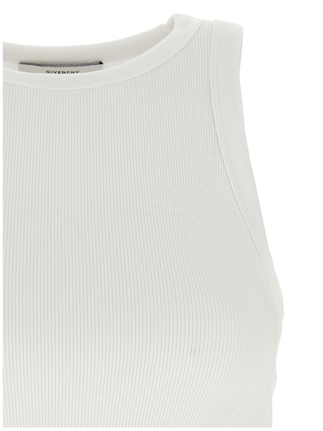 Givenchy Crop Tank Top Tops - White | ff9a7c065ee67748e63bbc10bb881311738ab7ef