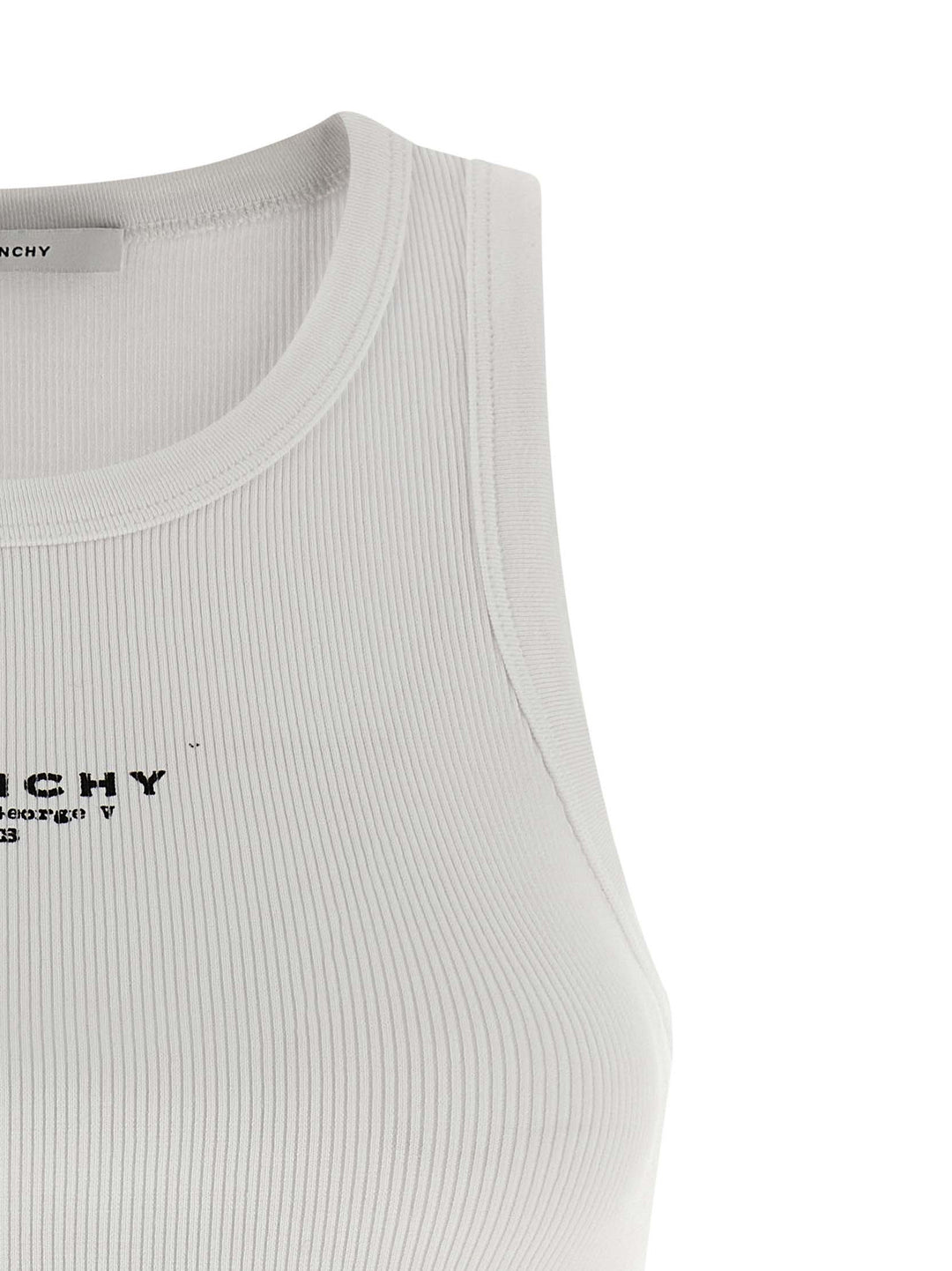 Givenchy Logo Top Tops - White | 2c1c4c3ecb9836938fd55149d4d7c1915f60f5ea