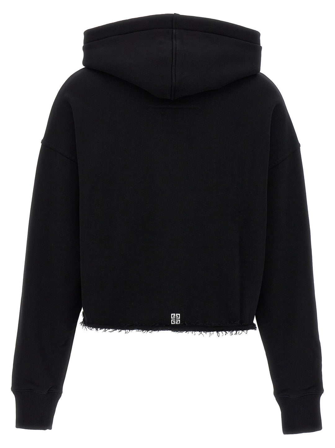 Logo Print Hoodie Sweatshirt Black