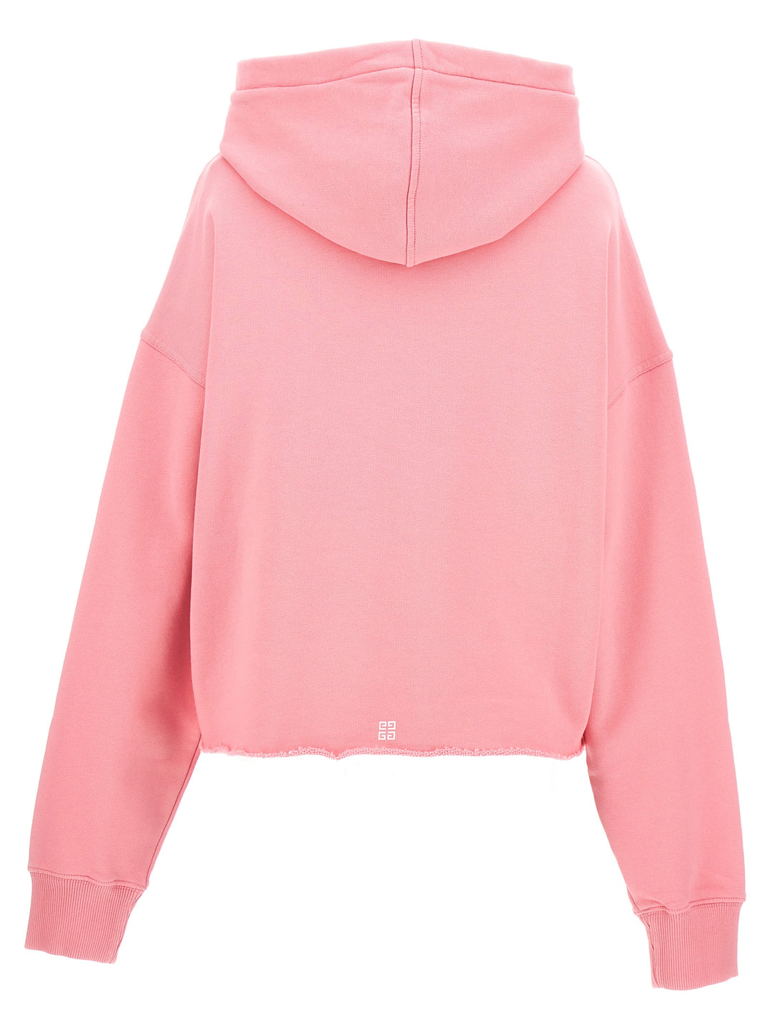 Cropped Logo Hoodie Sweatshirt Pink