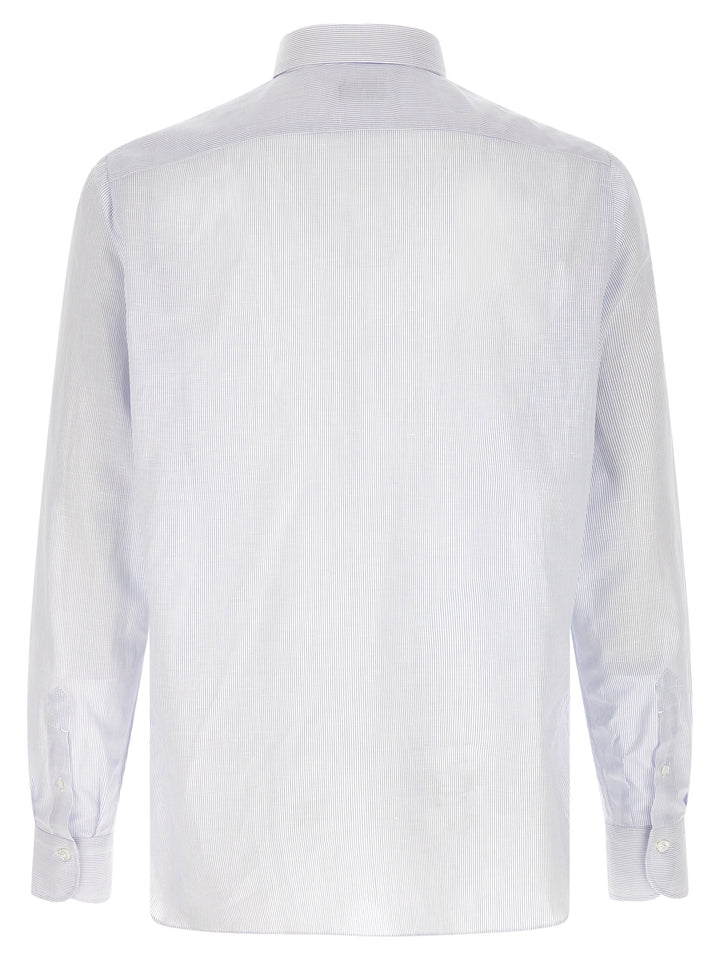 Finamore Porto Shirt and Blouse - Light Blue | 353053b609ecd4ad12483ed380bb3ec80e82f5ee