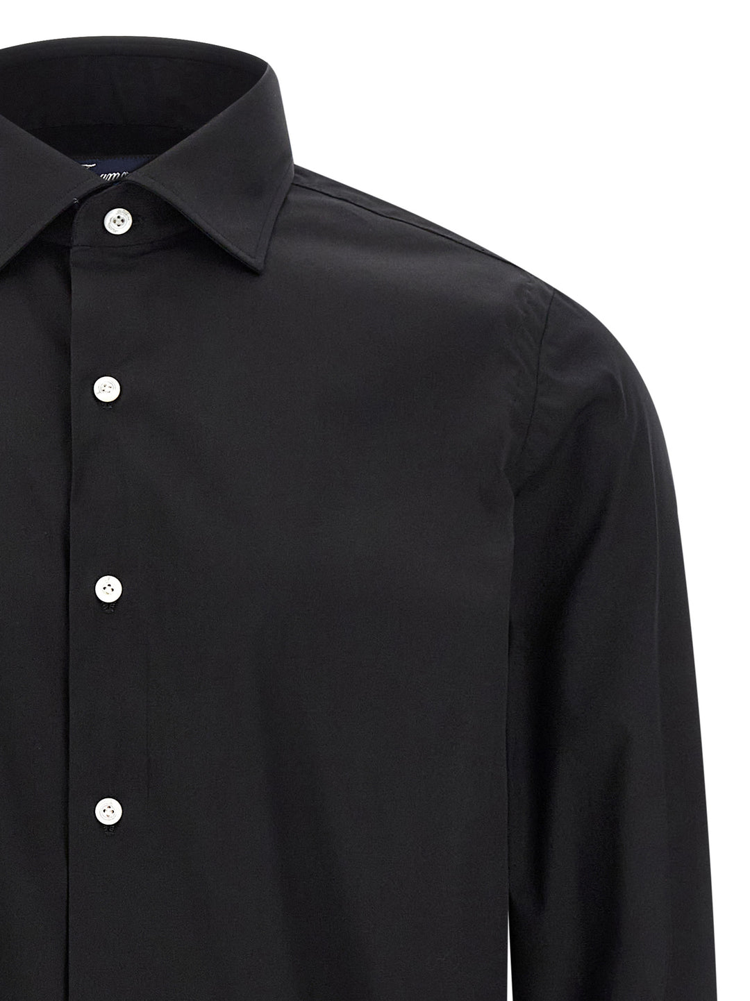 Finamore Napoli Shirt and Blouse - Black | bed77c16d1925890048f65ec063b0107b9facd89