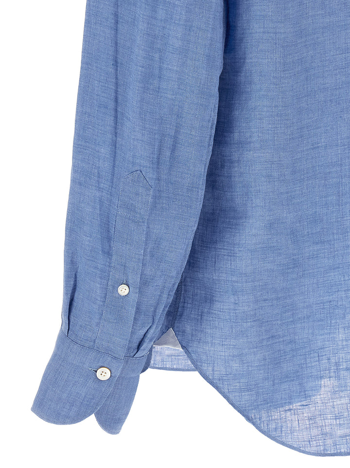 Finamore Gaeta Shirt and Blouse - Blue | 0010eaf74e898288bf907351d9acc1480d482697