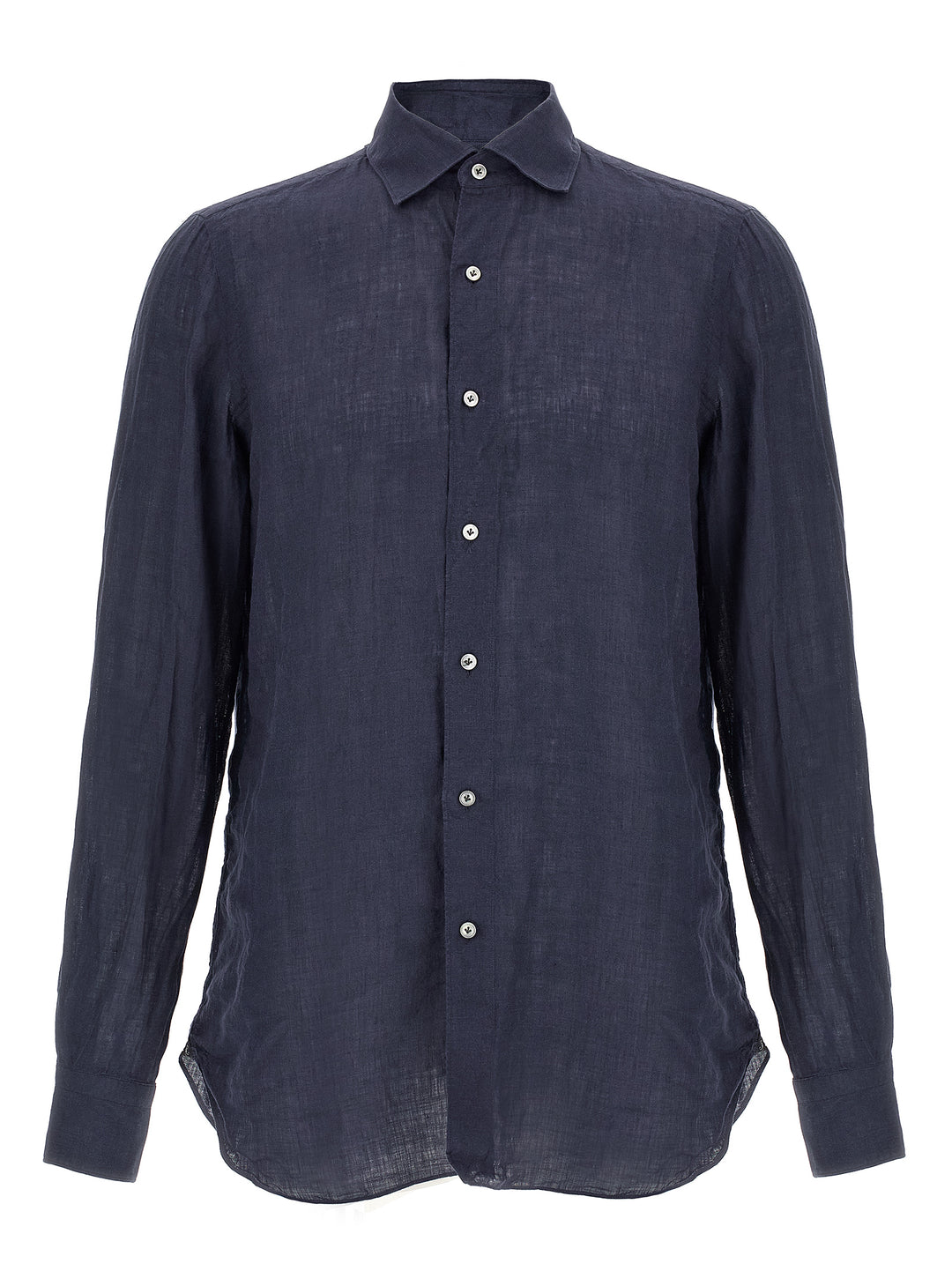 Finamore Gaeta Shirt and Blouse - Blue | 4f4ff8ae5a7386c81e6c89ced490e08adcc9ebbc