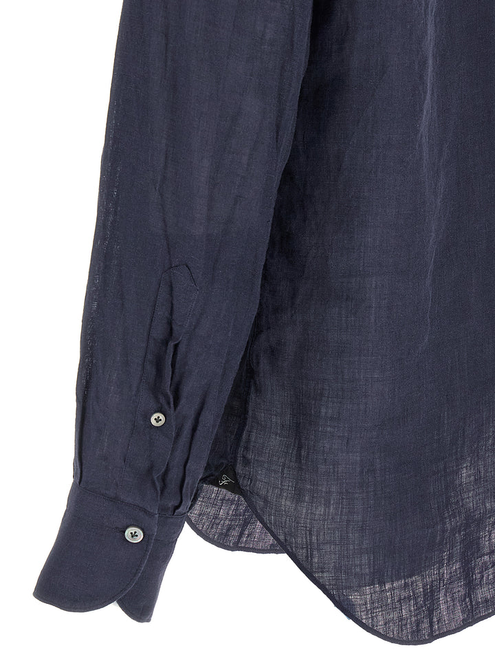 Finamore Gaeta Shirt and Blouse - Blue | 87dadc5bc4663ce31ba625303f4e14be45007eb6
