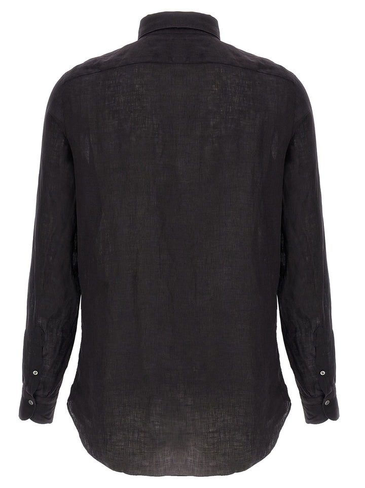 Finamore Gaeta Shirt and Blouse - Black | a1d28a863fcd6ba3ffc0dc6d1f8fd950d487f813