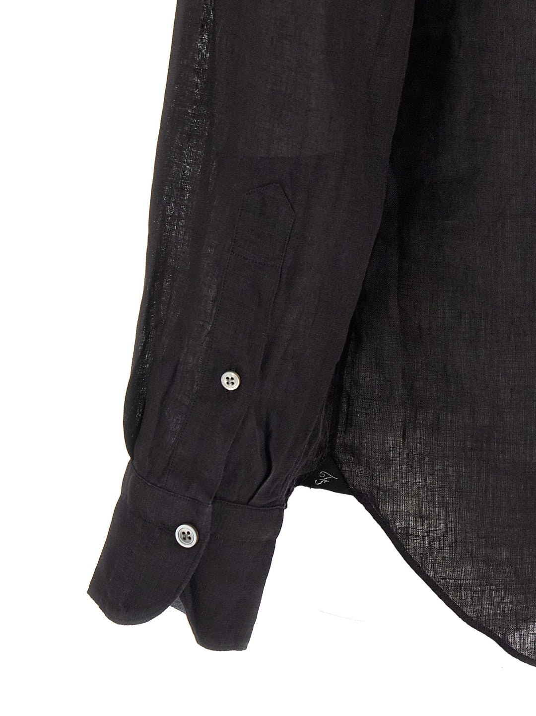 Finamore Gaeta Shirt and Blouse - Black | 6b90f94ea2e727b4c8422422126ff5959bd4815e
