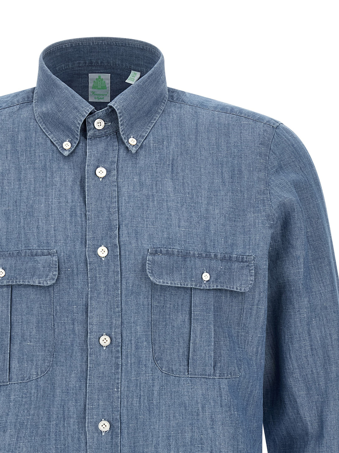 Finamore Zurigo Shirt and Blouse - Blue | eb4904ec44894ad2524655e57fcab24dedc00d56