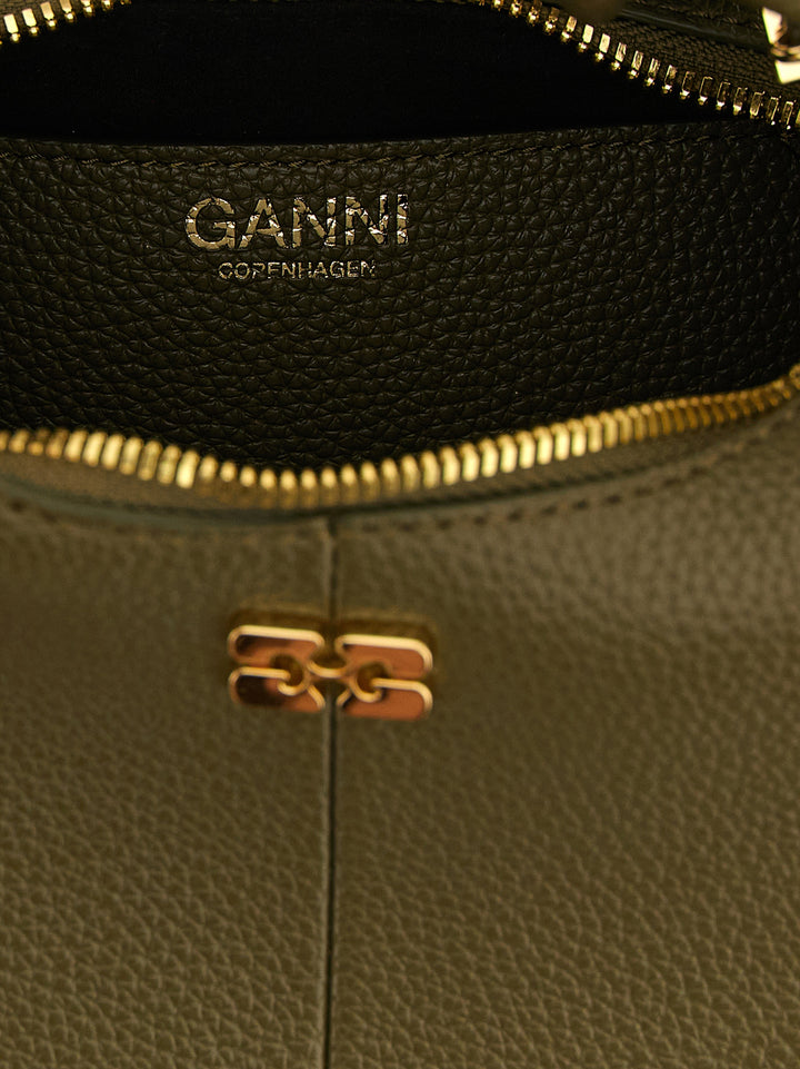 Ganni Mini Hobo Hand Bags - Green | dd4cf28148a566b077e1595c93be6f638c6bd46a