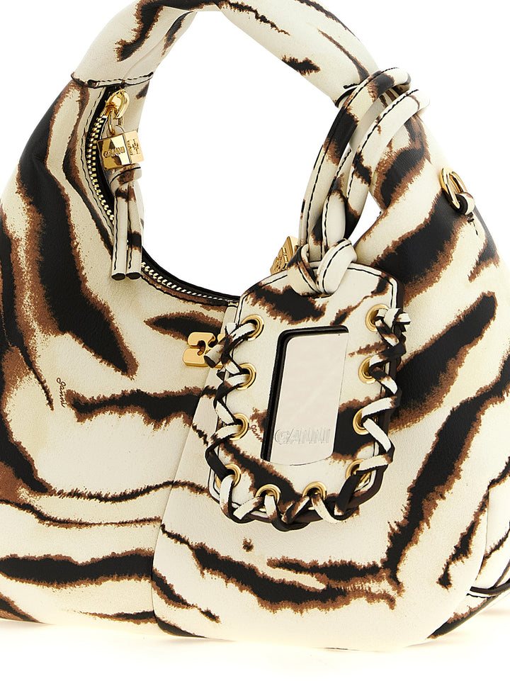 Ganni Mini Hobo Zebra Hand Bags - Multicolor | 51cf89e160288446ac5585d9c43db4f38bb78c5e