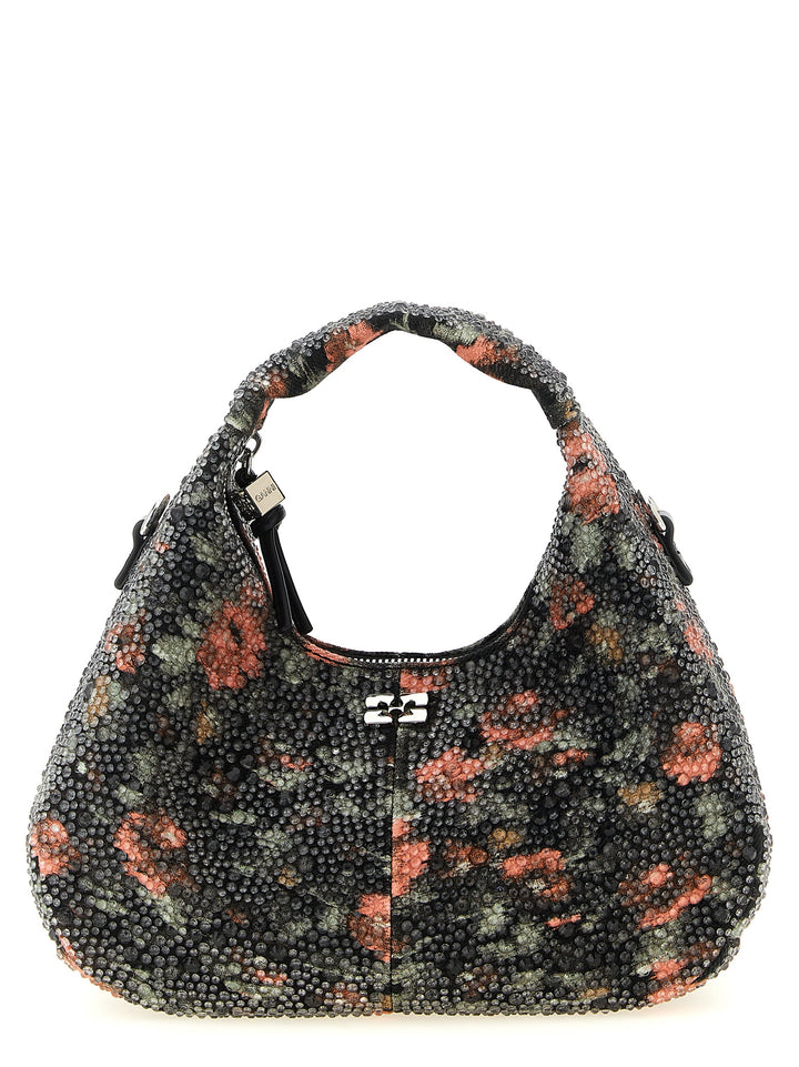 Ganni Mini Hobo Flowers Hand Bags - Multicolor | 12912d39deef1843cf61a341dee97145db29973d