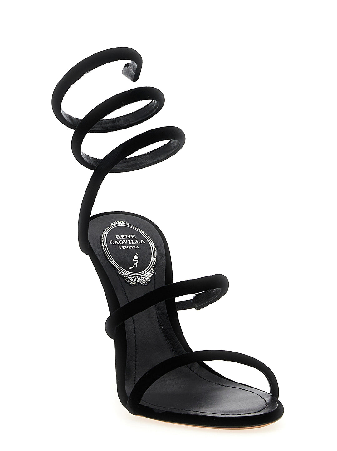 René Caovilla Cleo Sandals - Black | aa1bf1877183fc7bb03df88d99ca077d6161998d