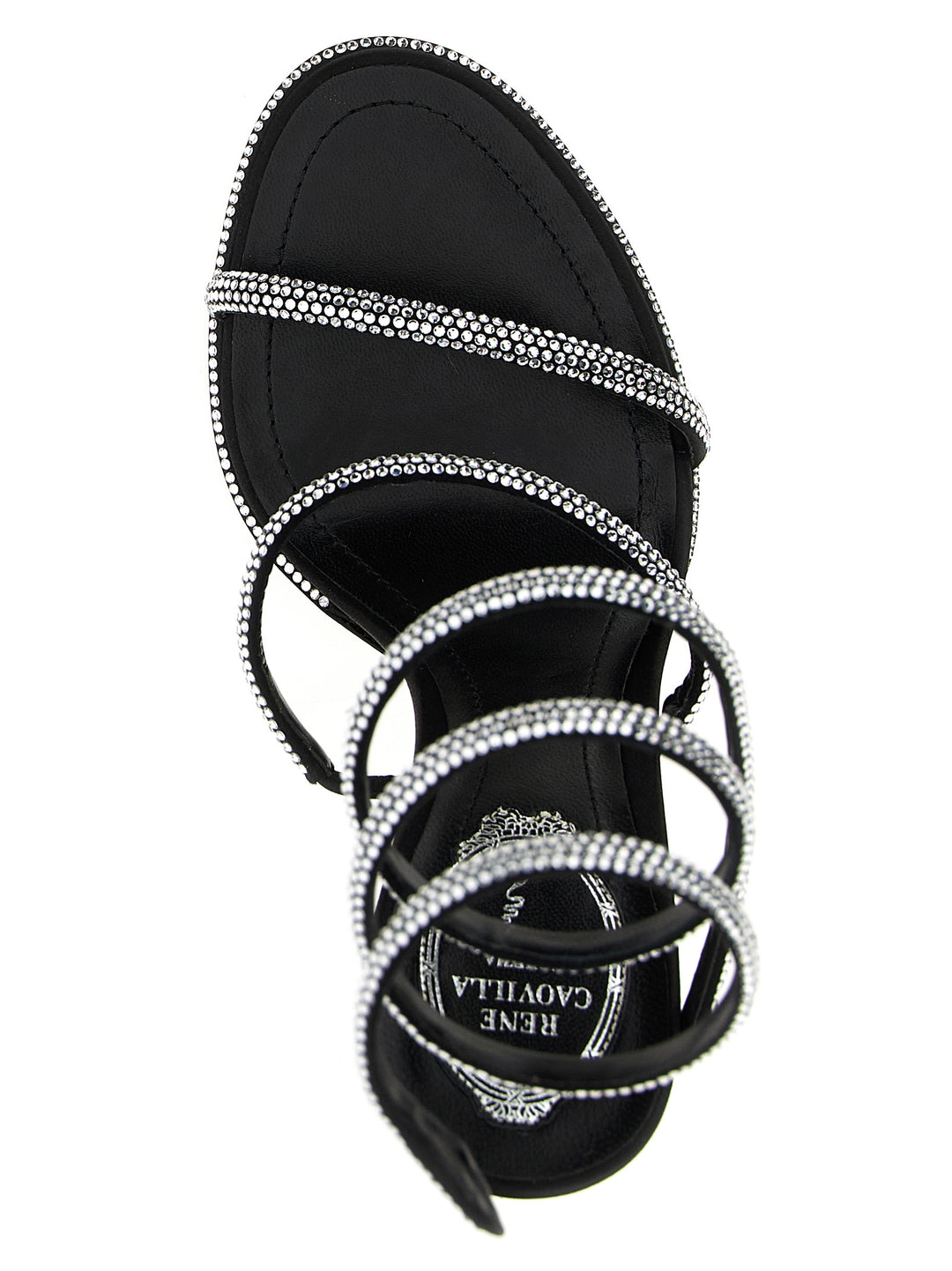 René Caovilla Cleo Sandals - Black | a6596f7e945792a116b5f60f864244374a3f0f02