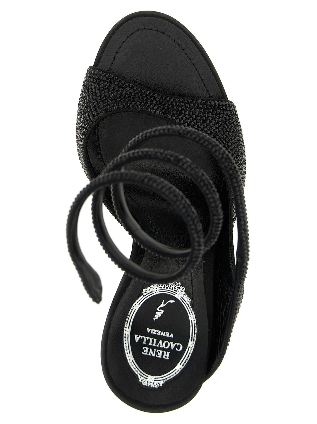 René Caovilla Audrey Sandals - Black | a1b46ee02605f2279cfa0e3ea9e5c82b7142ace9