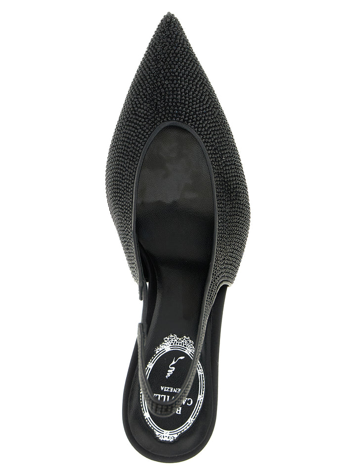 René Caovilla Jinny Pumps - Black | 107a33dc15c0a3b5da121c21d42b682168f63b9f