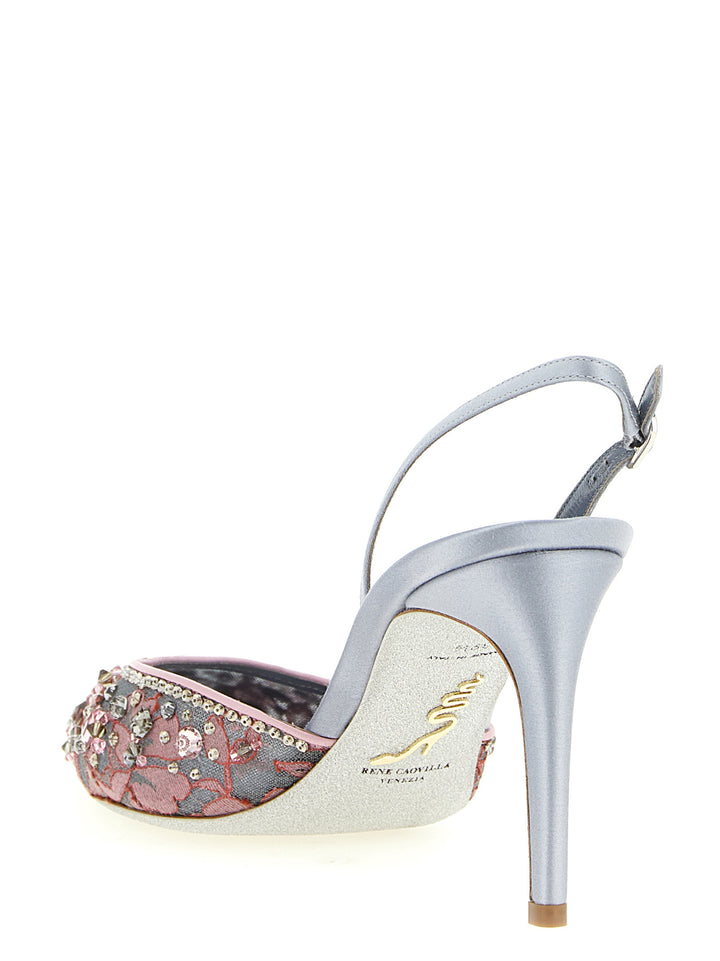 René Caovilla Cinderella Pumps - Multicolor | b770604b5b07b1fac7cbd6aa0da95876294c1405
