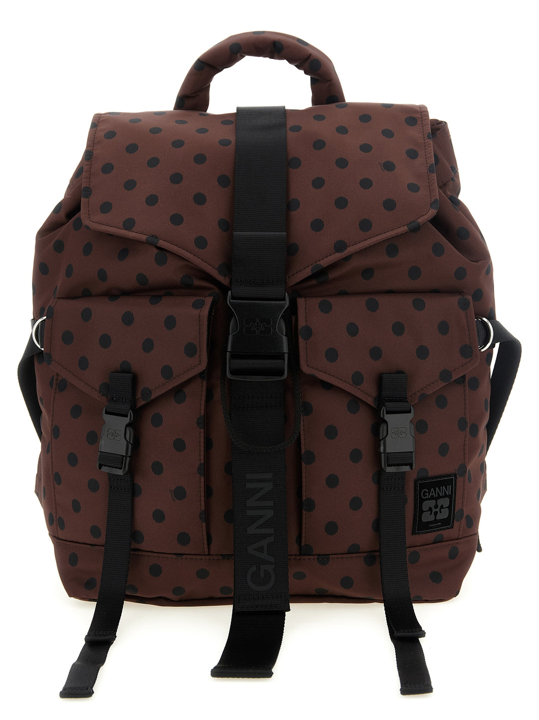 Ganni Re-Tech Backpacks & Travels - Brown | fc3ea57b1ee8e51f0a05f105c4ea83ad8e04bb37