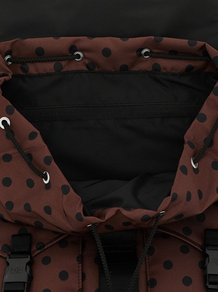 Ganni Re-Tech Backpacks & Travels - Brown | 5a28df90497098fe9c0ace5d878266bfbf6c9581