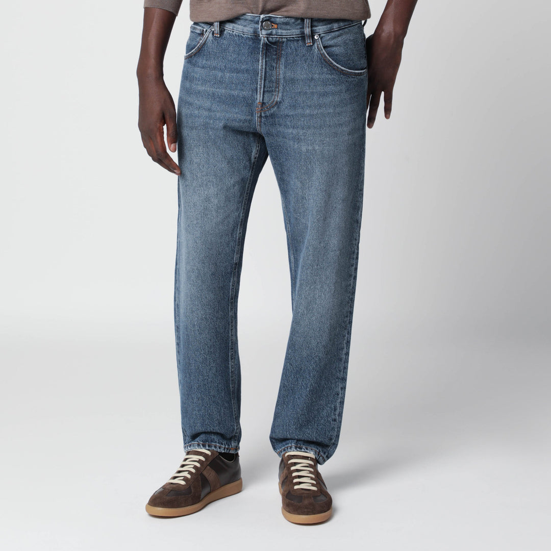 Pt Torino Denim Jeans Rebel Medium Azul Lavado