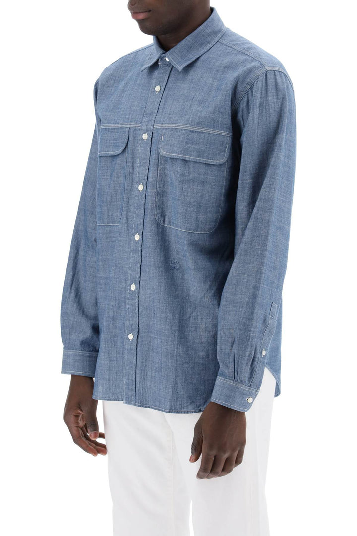 Camicia In Chambray Di Cotone