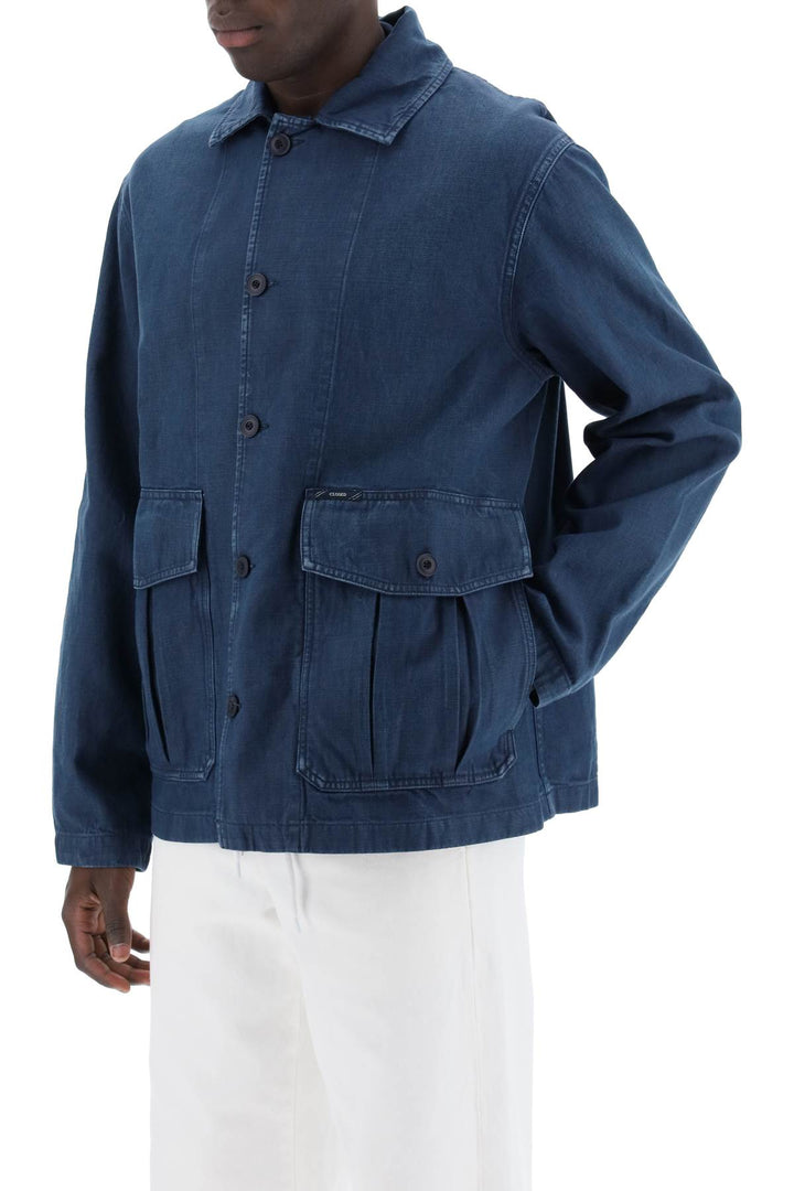 Overshirt Cargo In Denim