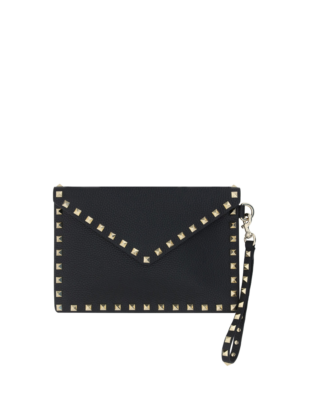 MEDIUM FLAT POUCH | ROCKSTUD | VITELLO S