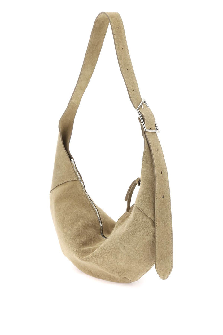 Borsa Hobo Halfmoon In Pelle Scamosciata