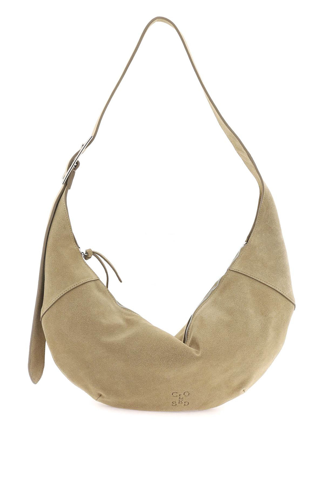 Borsa Hobo Halfmoon In Pelle Scamosciata