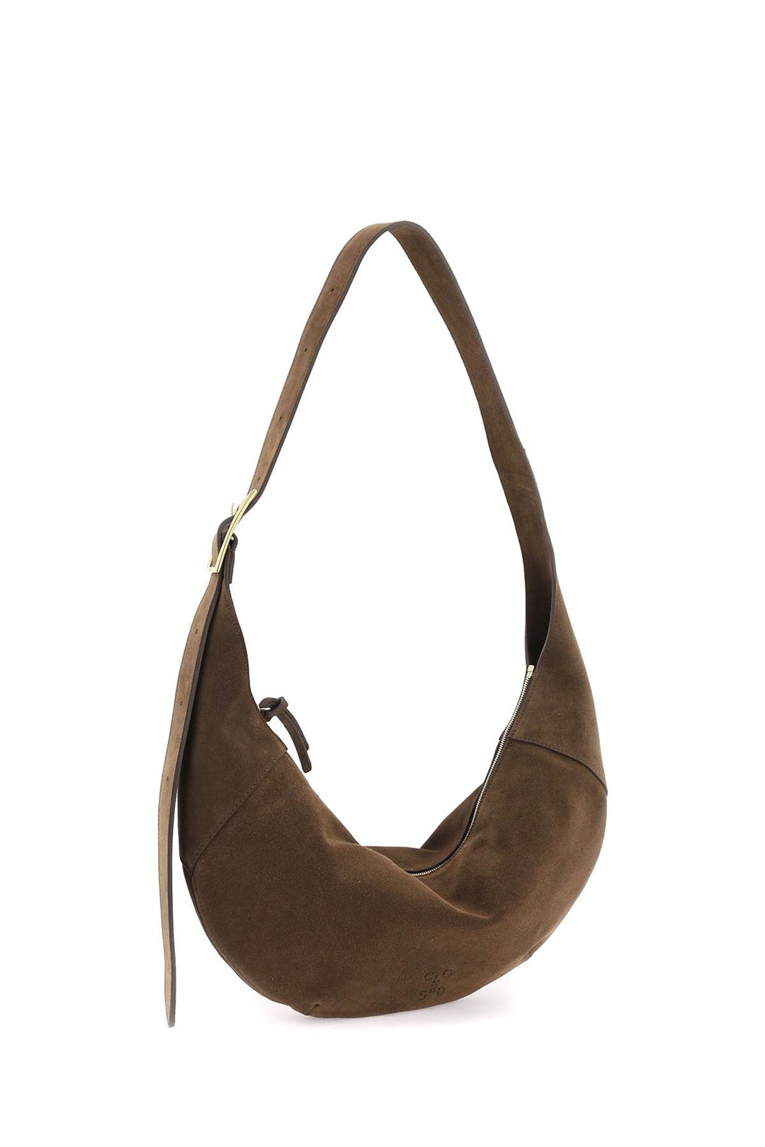 Borsa Hobo Halfmoon In Pelle Scamosciata