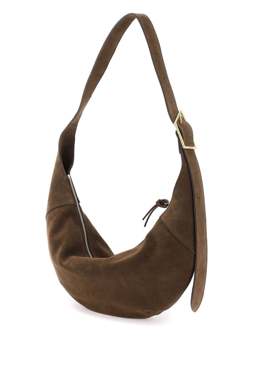 Borsa Hobo Halfmoon In Pelle Scamosciata