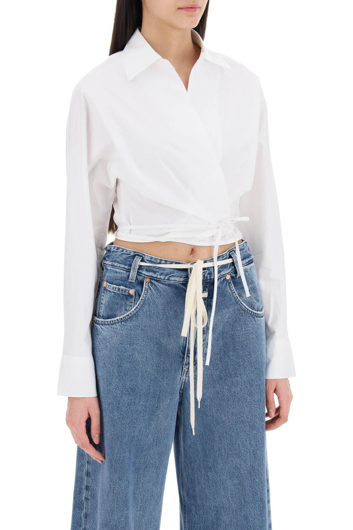 Camicia Cropped Incrociata