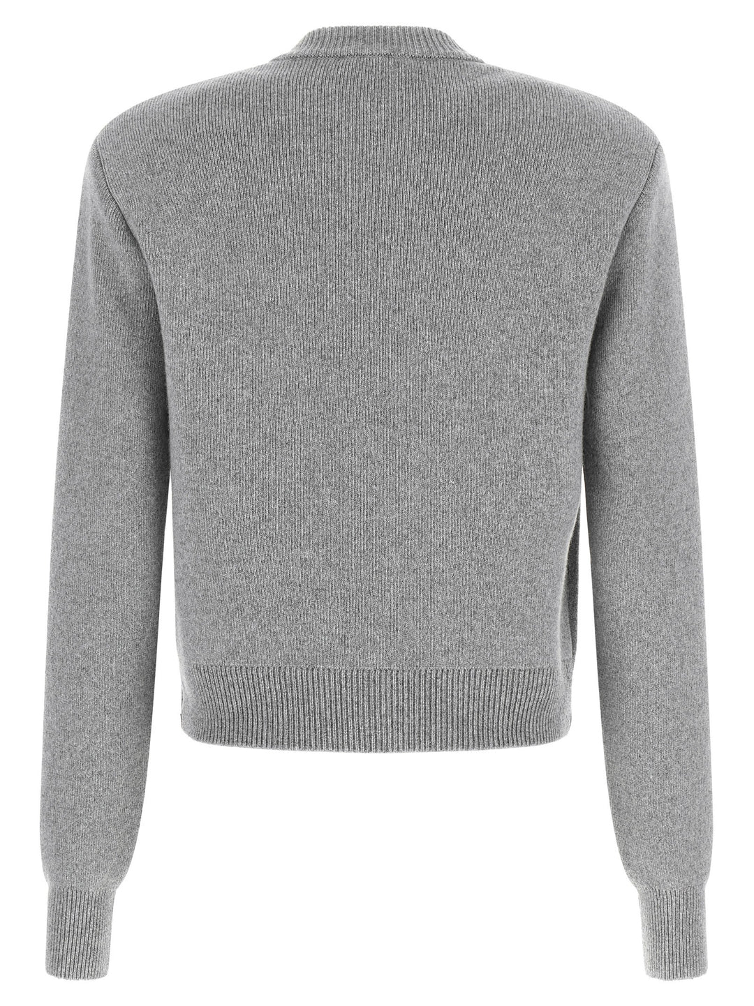 Balmain Sculpture Button Crew Neck Cardigan Sweaters and Cardigans - Gray | 1b6c7e0cd744f5a65a875b5171fe5dceffe93186