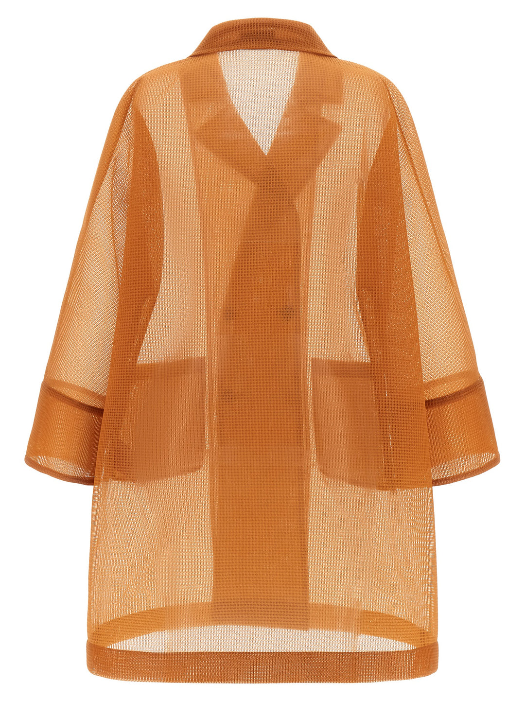 Herno See-Through Coat Coats and Trench Coats - Orange | 018c9f951b4de95fb620534fd7a43304a740b1d7