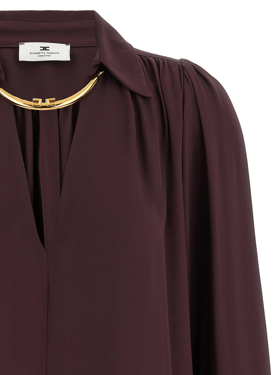 Elisabetta Franchi Necklace Shirt Shirt and Blouse - Purple | b0b3b35ecdc4bc513e947ae92fac14bbcd857298