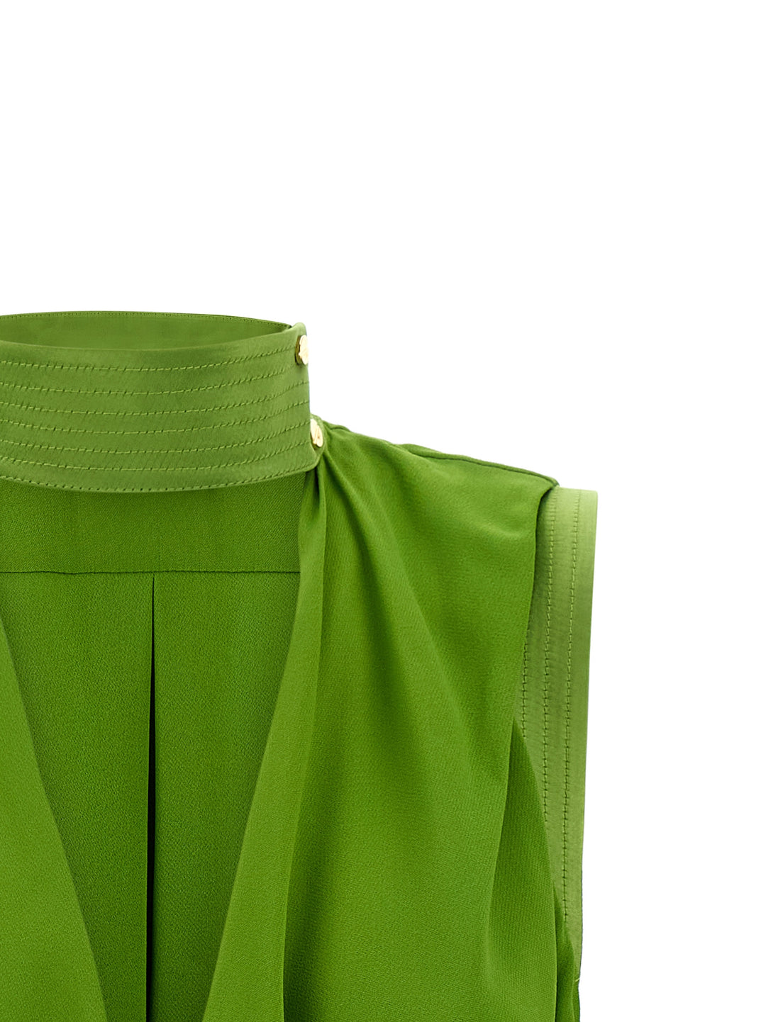 Elisabetta Franchi Draped Top Tops - Green | b70b15f6dada482ec71ef72d4694553a65e5b3eb