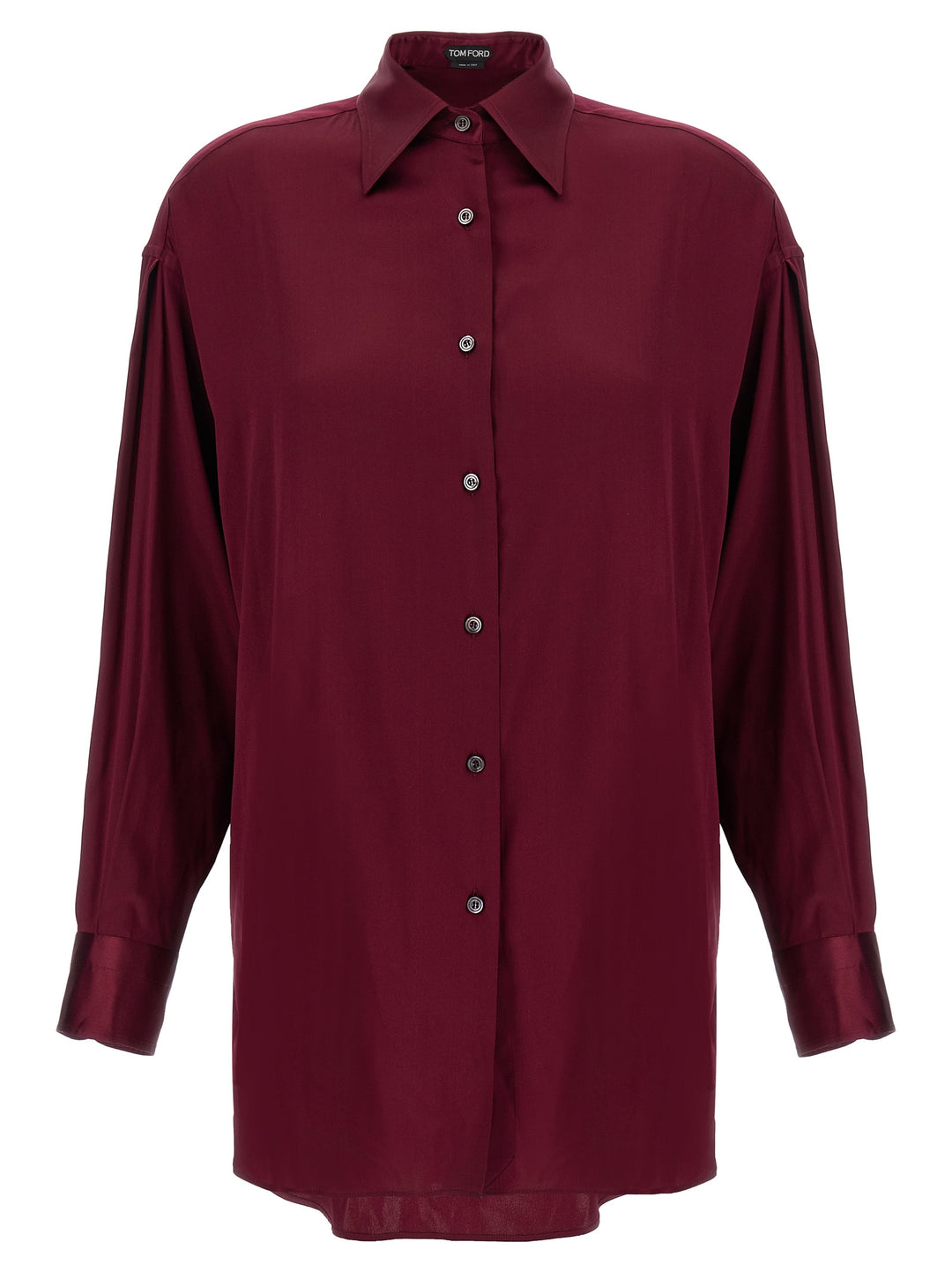 Tom Ford Silk Shirt Shirt and Blouse - Bordeaux | 5300c61dc6aca32be7d153ec1e4cc2c67f2b8e2a