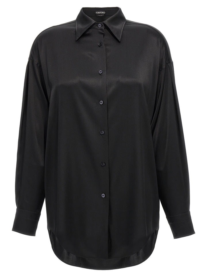 Tom Ford Silk Shirt Shirt and Blouse - Black | a403bc8c5f3ae0e865355c1ae878f2eeee4779df