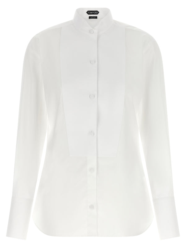Tuxedo Shirt Shirt And Blouse White