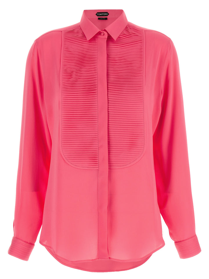 Tom Ford Tuxedo Shirt and Blouse - Fuchsia | 29107ee56f777595e9582054664887c99e2a91b9