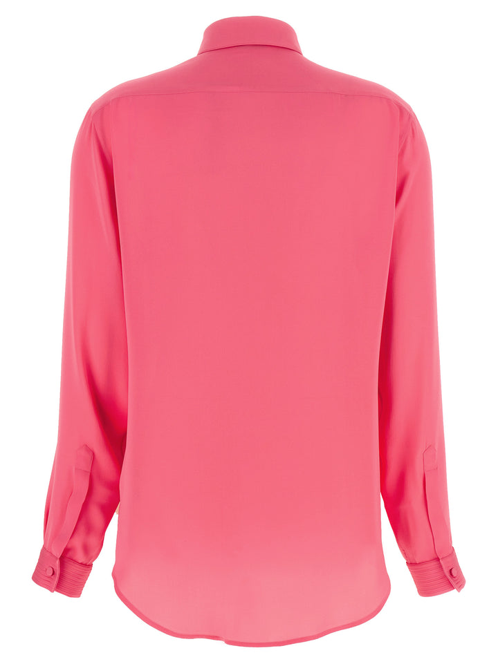 Tom Ford Tuxedo Shirt and Blouse - Fuchsia | d33093515fadd9644987166febc70dff9a67a0e7