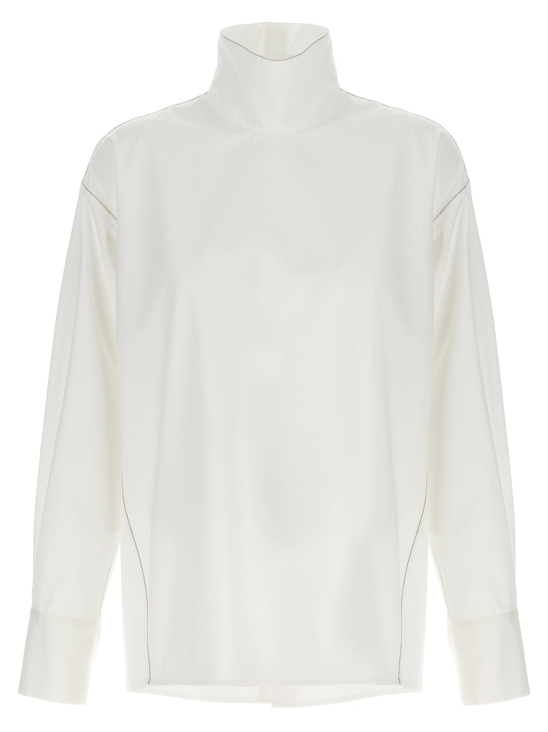 Jewel Detail Shirt Shirt, Blouse White