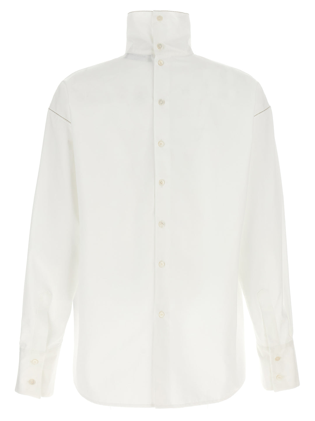 Jewel Detail Shirt Shirt, Blouse White