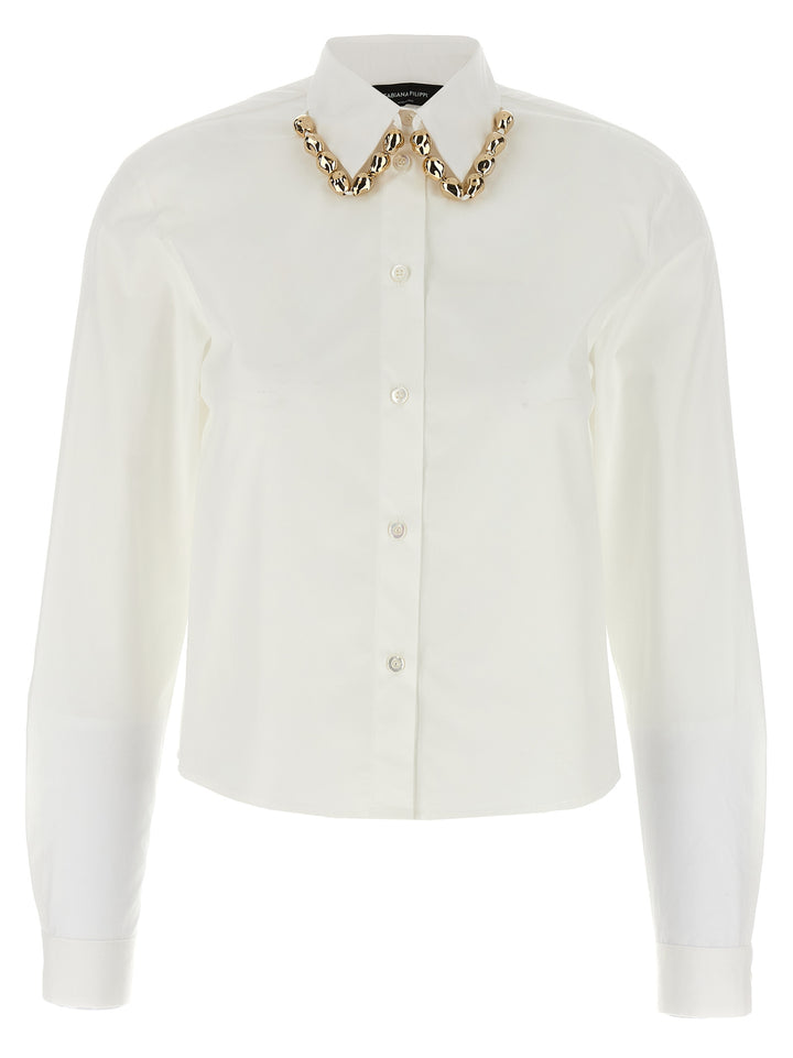 Fabiana Filippi Monile Shirt and Blouse - White | 9751f988be5800cbff858e871655e350c2f24ba4