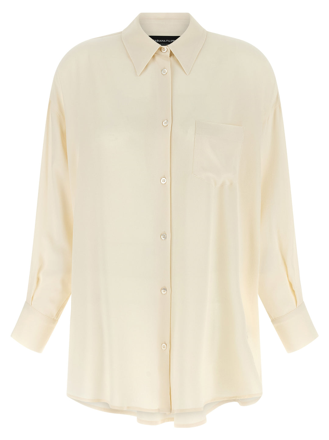 Fabiana Filippi Diamond Thread Shirt Shirt and Blouse - Beige | 90c9298447f8e5732fe8ec11a996eecb42d5ba18