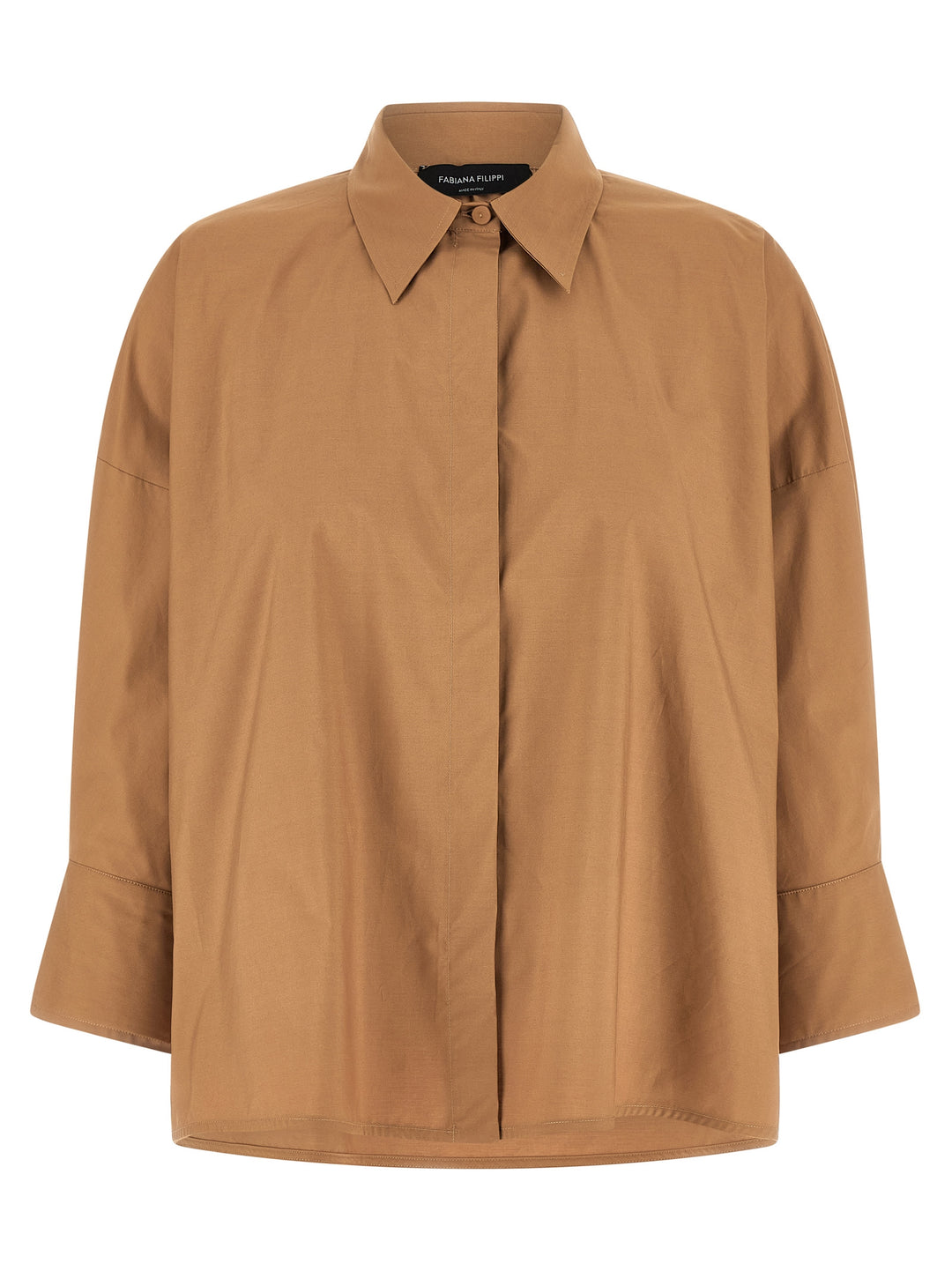 Fabiana Filippi Diamond Thread Shirt Shirt and Blouse - Brown | c975b27c749e8f24afaa40f3cacb090fe00e0b39