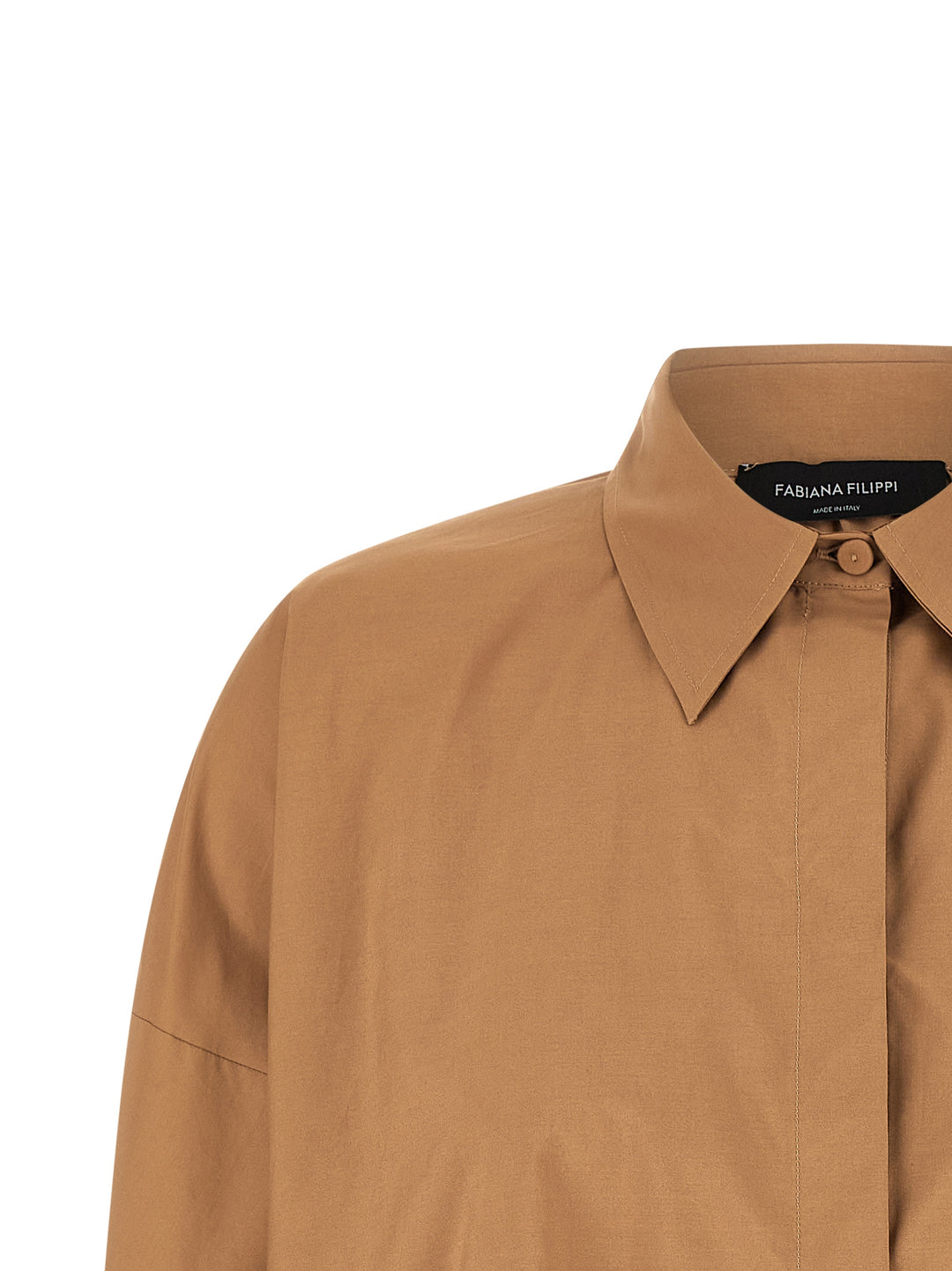 Fabiana Filippi Diamond Thread Shirt Shirt and Blouse - Brown | ad118e172c3e19898c2ba6b36a83538c50feb0b0