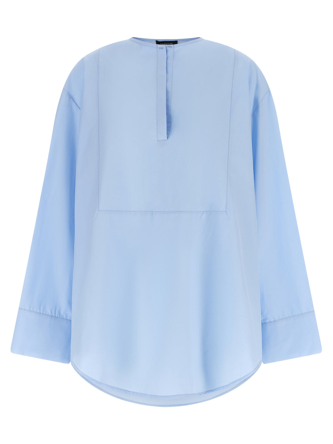 Fabiana Filippi Poplin Shirt Shirt and Blouse - Light Blue | e58ab459a090339797ab62f03fa41dee23b0a8c2