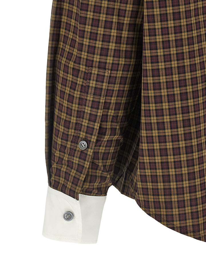 Marni Scarf Collar Shirt Shirt and Blouse - Brown | 463b4c61e96729765fc65e75de5f993357ff1b74
