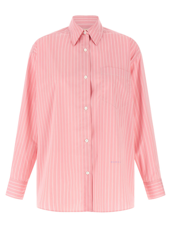Striped Shirt Shirt And Blouse Pink