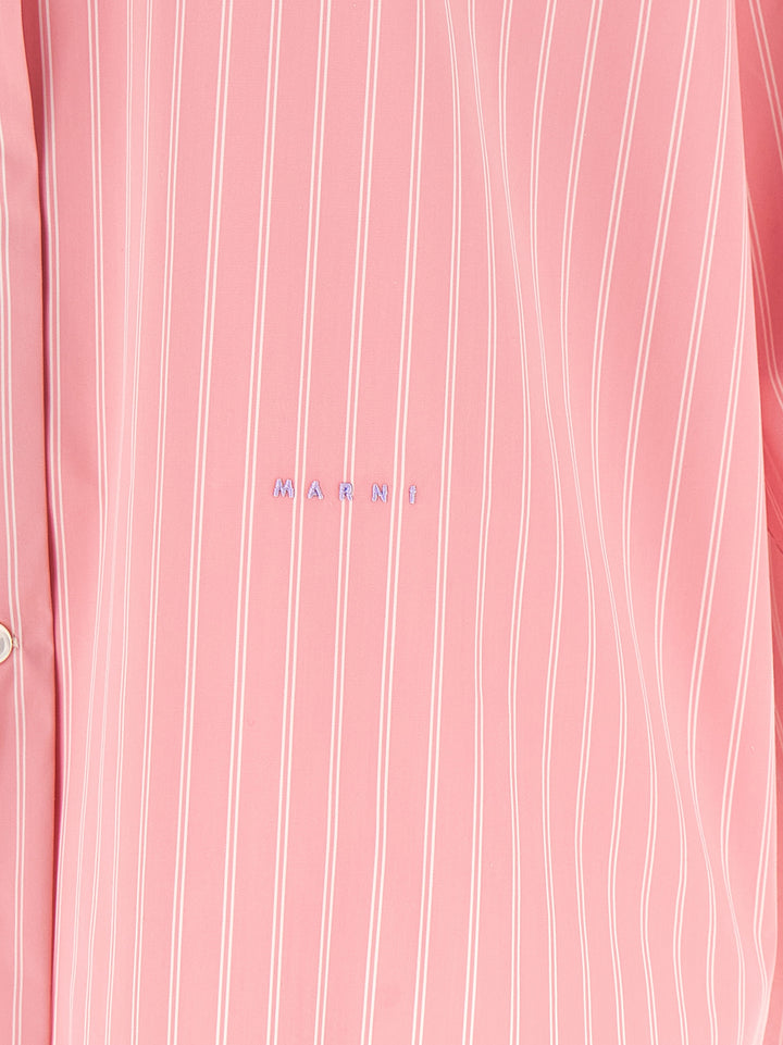 Marni Striped Shirt Shirt and Blouse - Pink | 616da36c66d8f4b95039877fa5c74254f28ad711